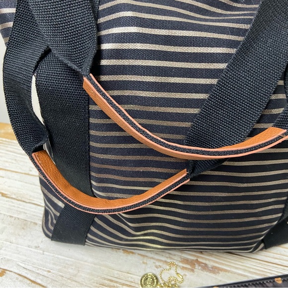 Canvas Tote w/Cosmetic Bag NEW - Picture 4 of 11